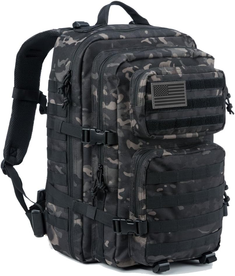 REEBOW GEAR Military Tactical Backpack Large Army 3 Day Assault Pack Molle Bag B...