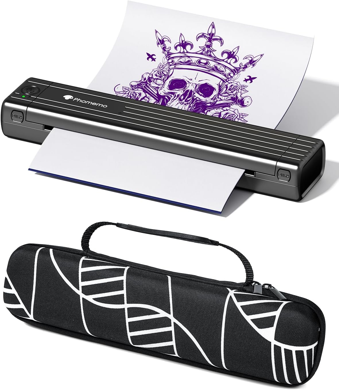 Phomemo TP83 Wireless Tattoo Stencil Printer, Thermal Tattoo Machine with Storag...