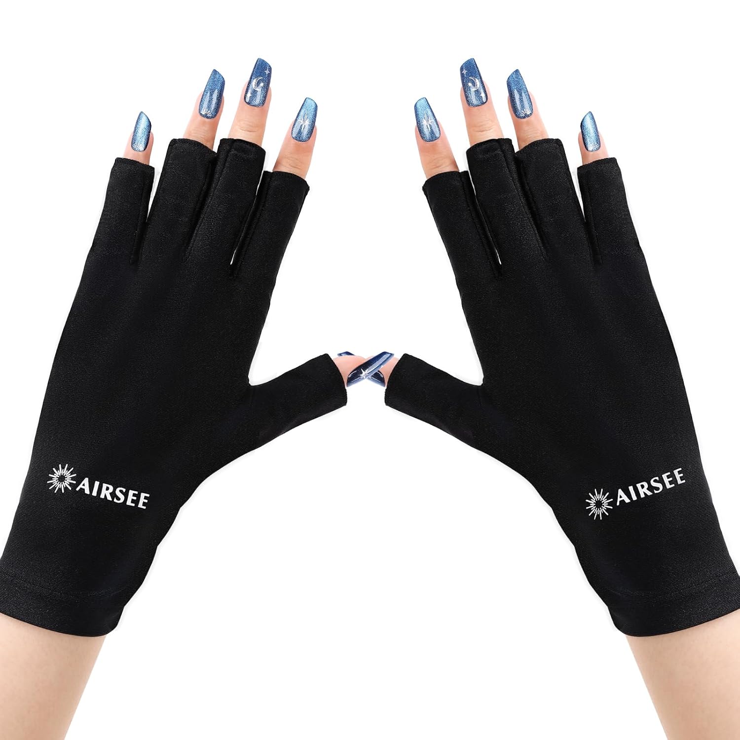 AIRSEE UV Gloves for Nail Lamp,Professional UPF50+ UV Protection Gloves for Mani...