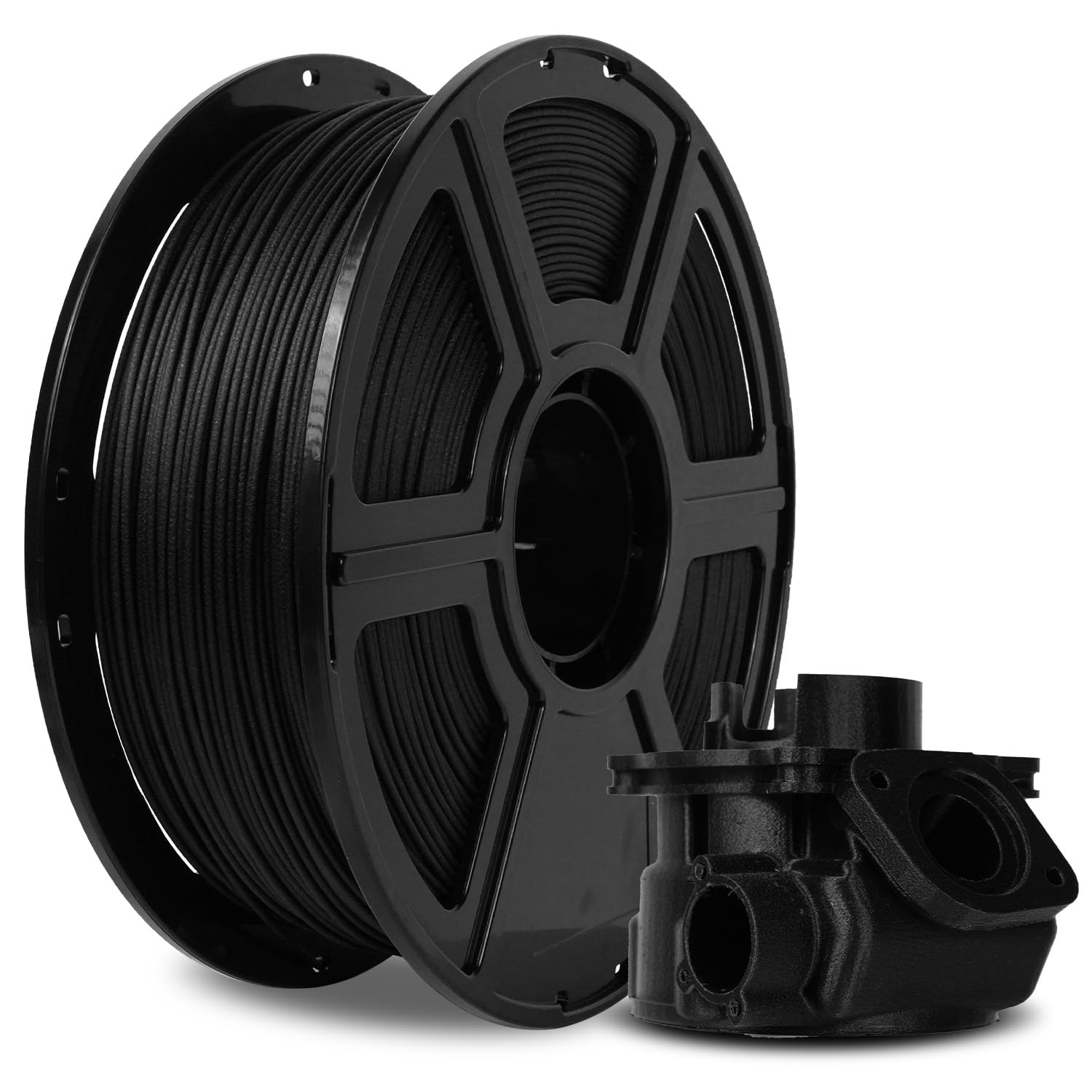 FLASHFORGE Carbon Fiber PETG Filament 1.75mm, Carbon Fiber PETG 3D Printer Filam...