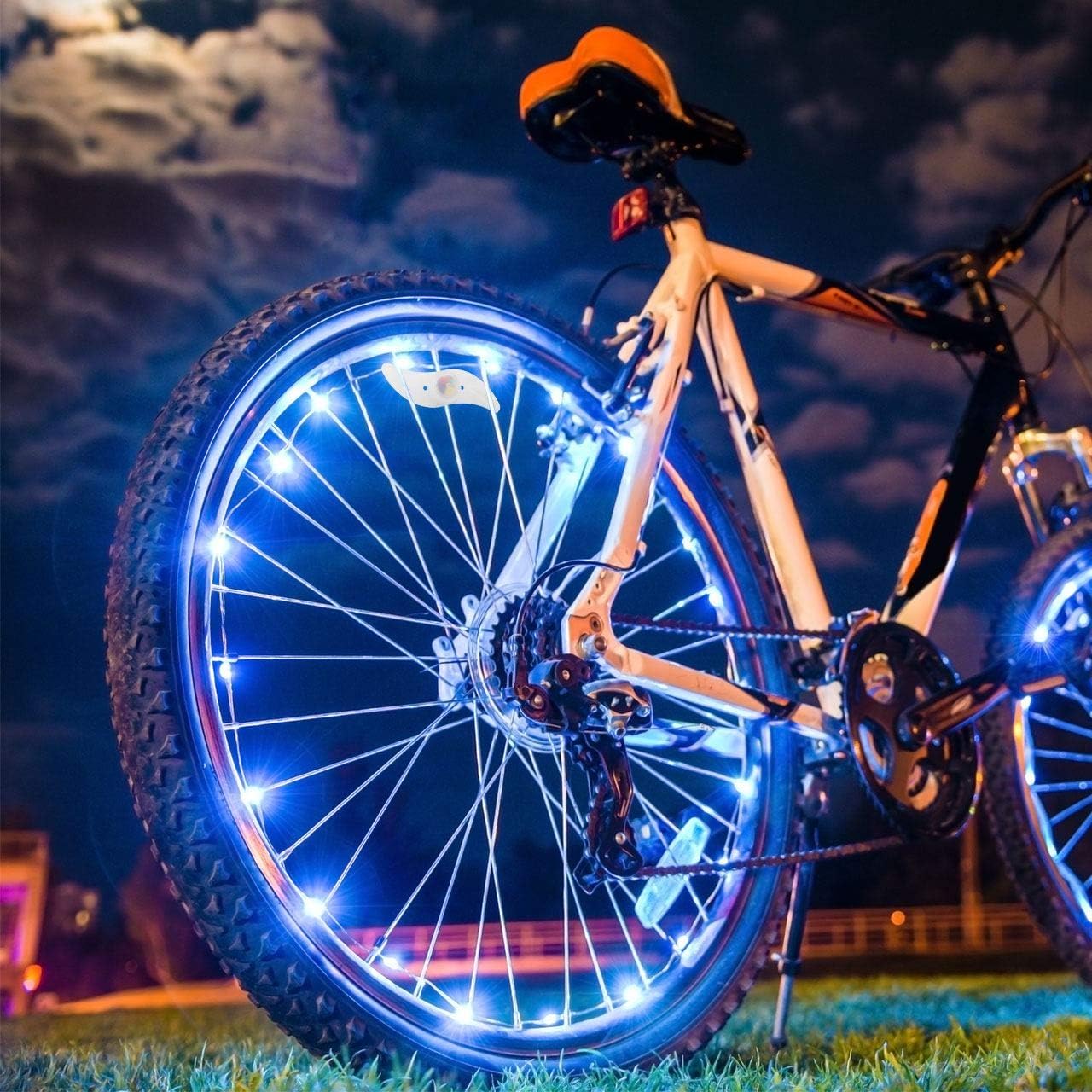 GeschenPark 2 Tyre Pack!High Brightness LED Bike Wheel Accessories Outdoor Toys...