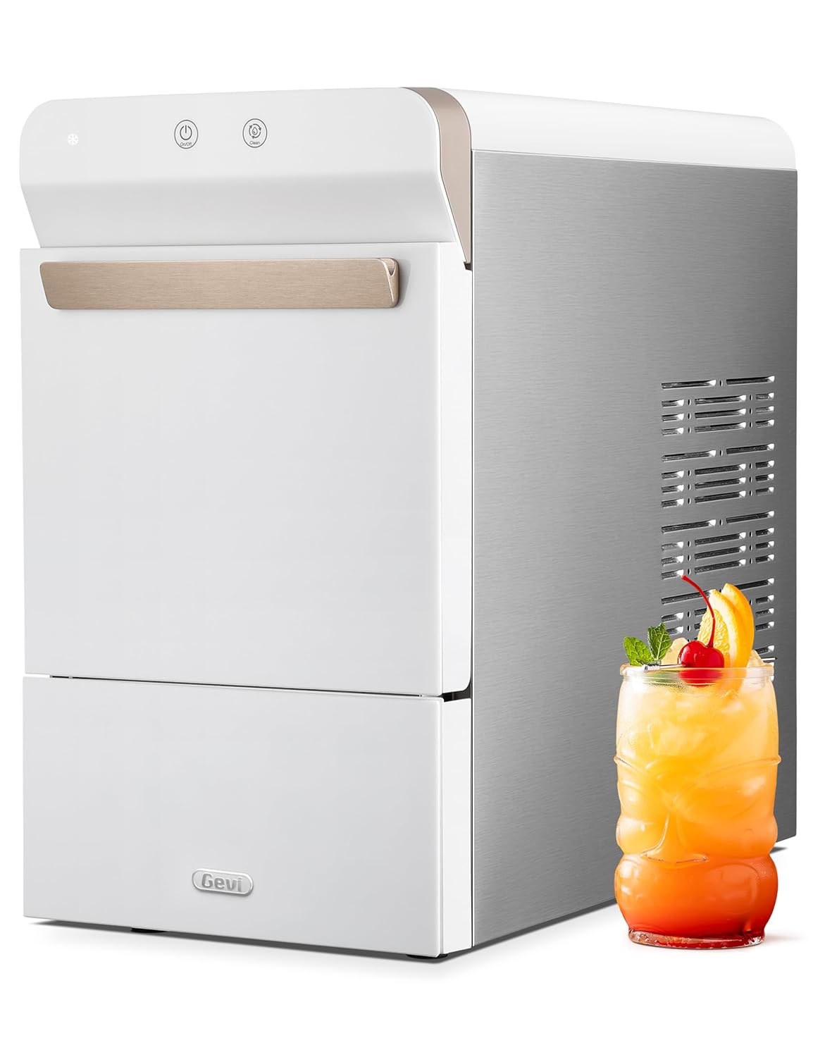 Gevi Household V2.0 Countertop Gemi Nugget Ice Maker | Self-Cleaning Pellet Ice...