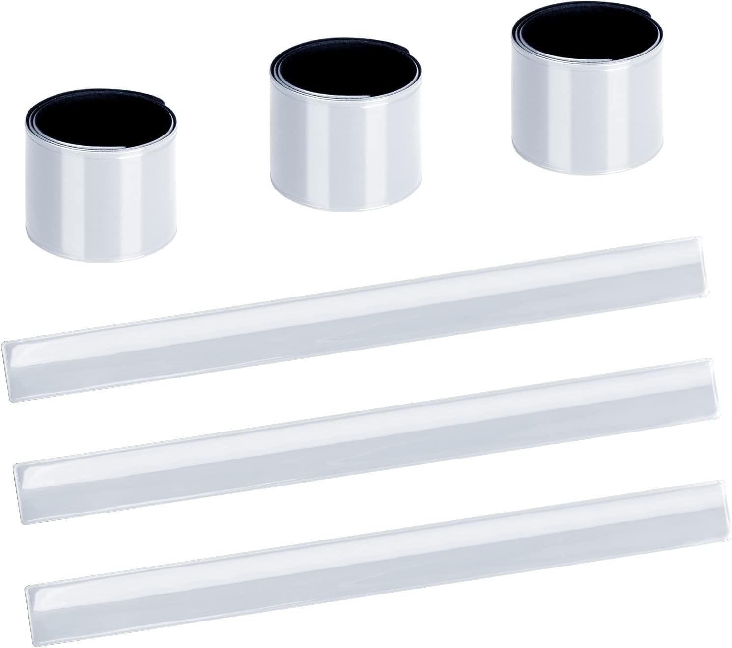 URAQT Reflector Strips, Reflective Snap Band, Highly Reflective Wearable Wrist/A...