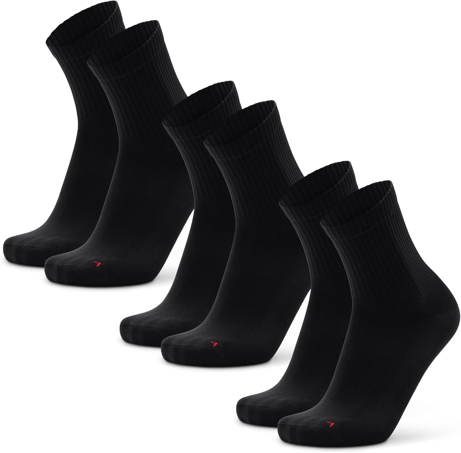 DANISH ENDURANCE Athletic Sports Socks, Light Weight, Breathable Trainer Gym Soc...