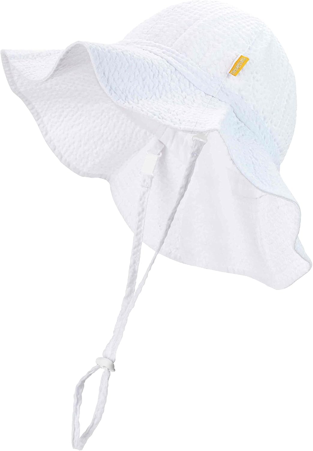 Baby & Toddler Wide Brim Sun Hats UPF 50+ Sun Protection Bucket Cap Cute Adjusta...