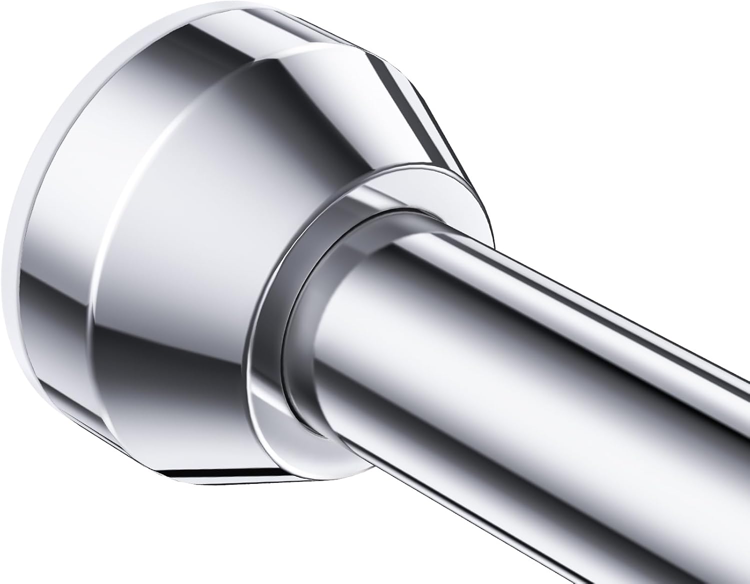 TEECK Shower Curtain Rod, 27-76 inch Adjustable Tension Spring, Shower Curtain R...