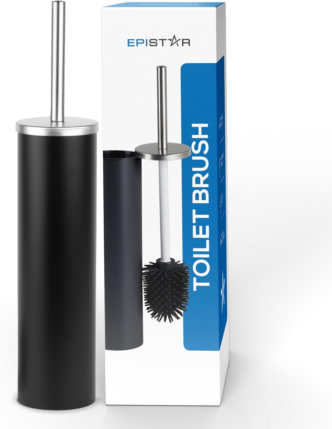 Toilet Brush - Toilet Brushes & Holders - Toilet Brush Silicone with Long Handle...