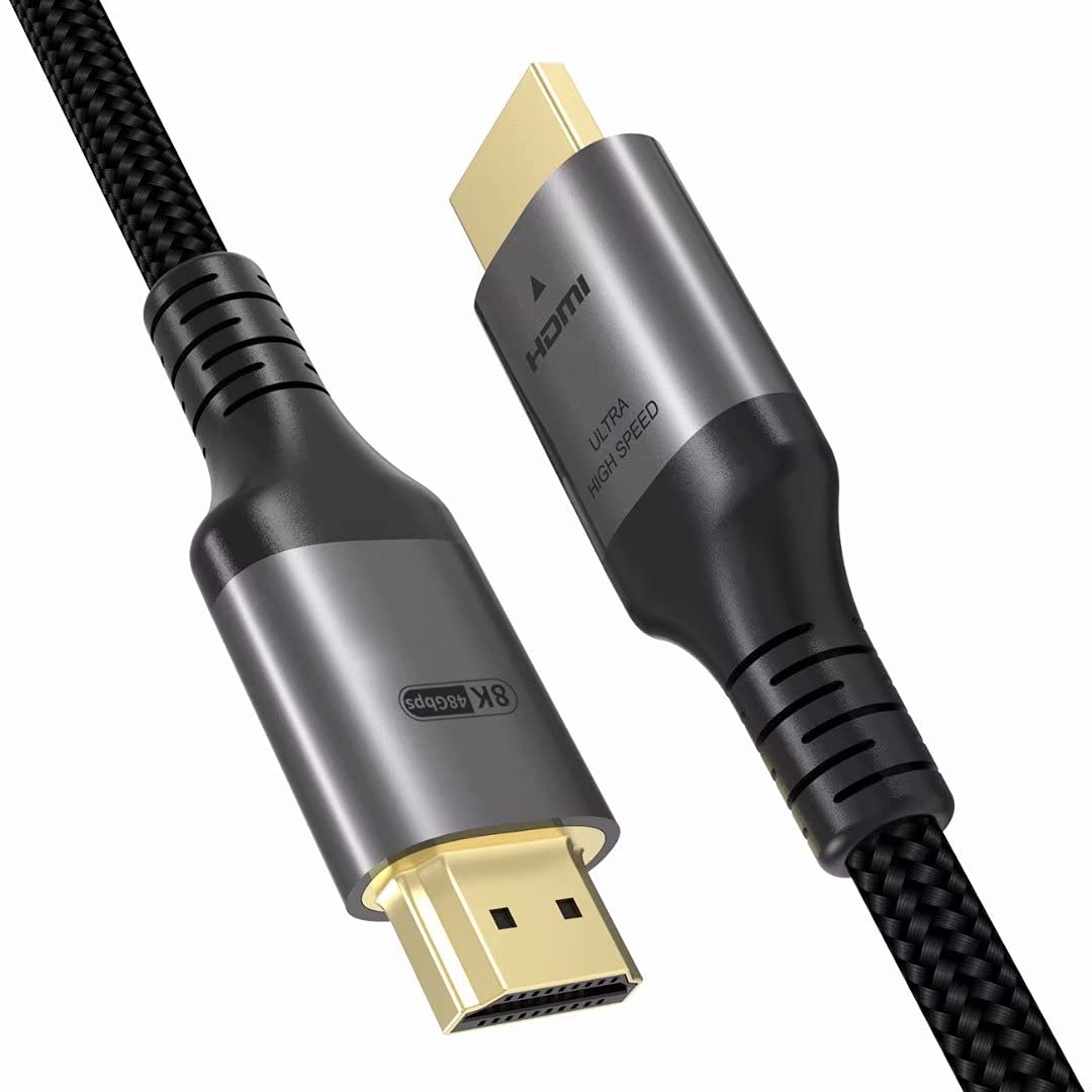Adauxter 10K 8K HDMI 2.1 Cable 1.5M, Certified Ultra High Speed HDMI Cable with...