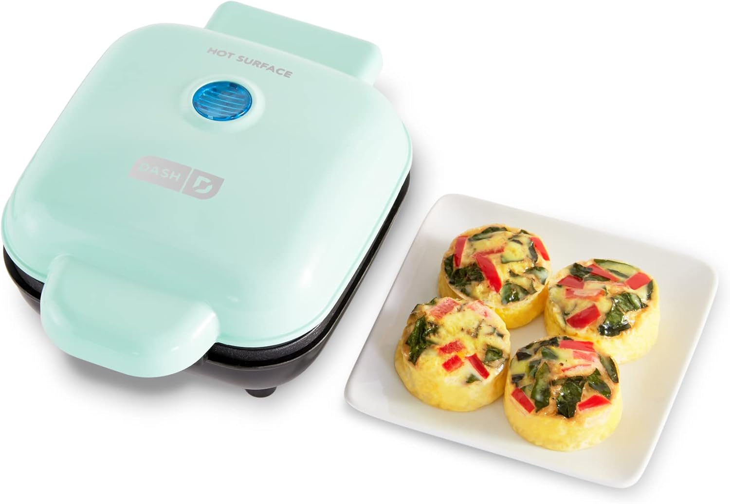 DASH Deluxe Sous Vide Style Egg Bite Maker with Silicone Molds for Breakfast San...