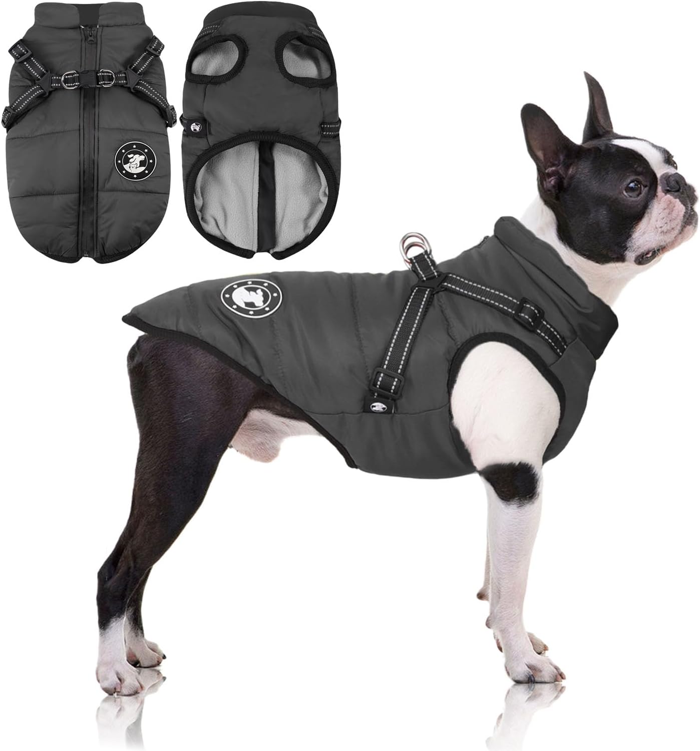 Warm Dog Coats Waterproof Upgrade Dog Clothes for Winter Cold Weather Cozy Dog C...