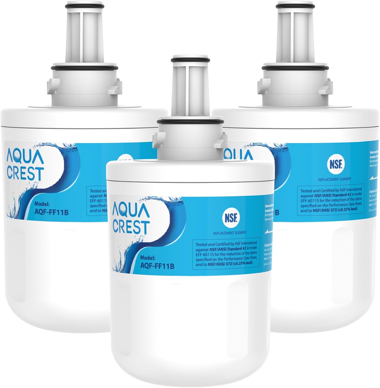 AQUA CREST DA29-00003G Fridge Water Filter, Compatible with Samsung® Aqua Pure P...
