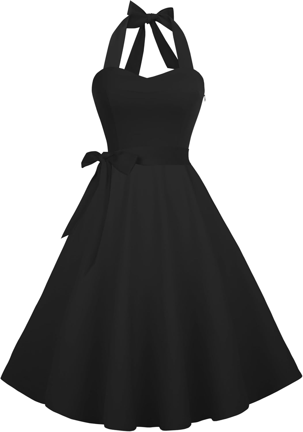 Hanpceirs Casual Sundress for Women Halter Retro Vintage Cocktail Dresses 2025 S...