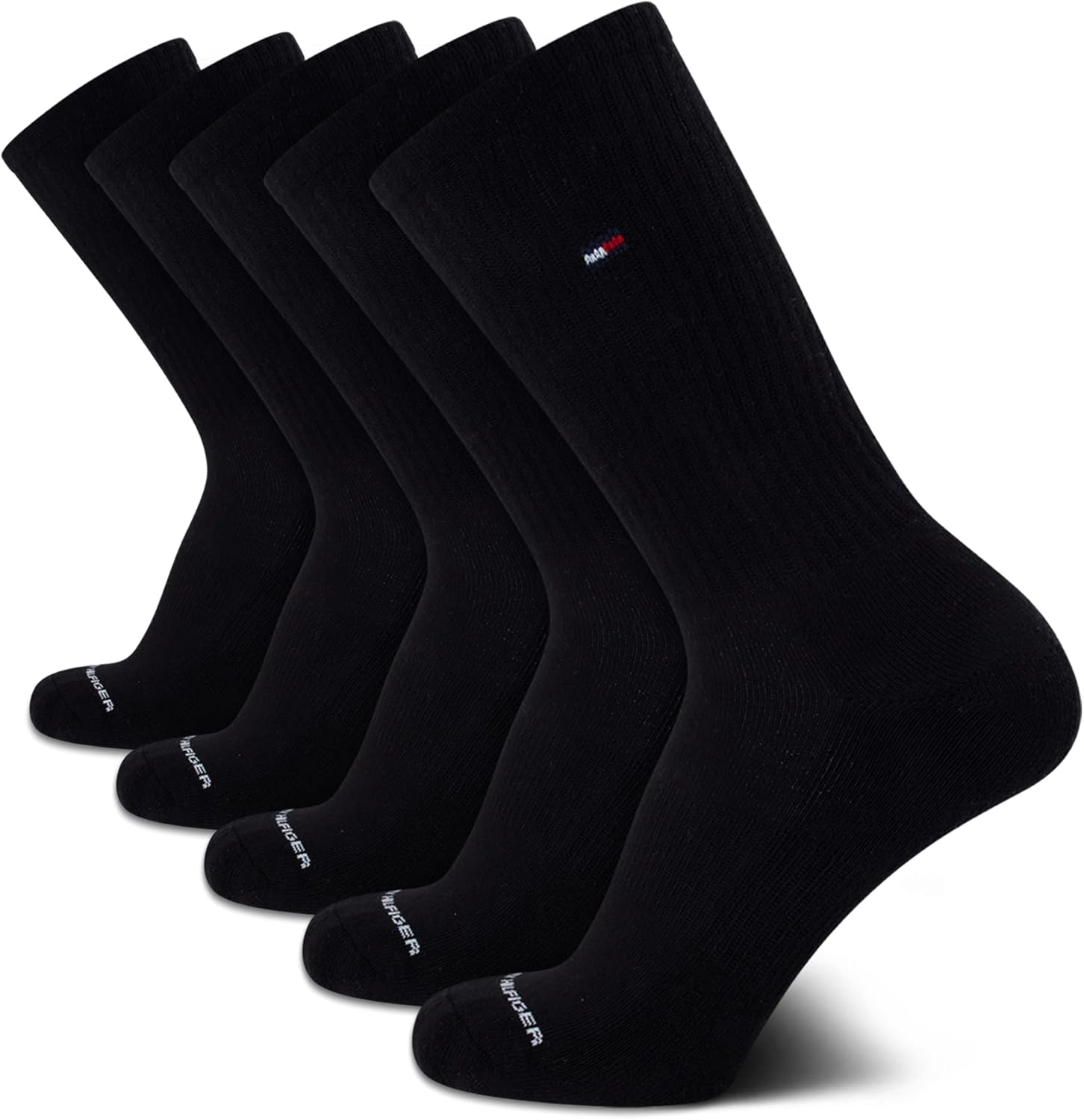 Tommy Hilfiger Men Thm 10pk Crew V2 7-12 Pure Black