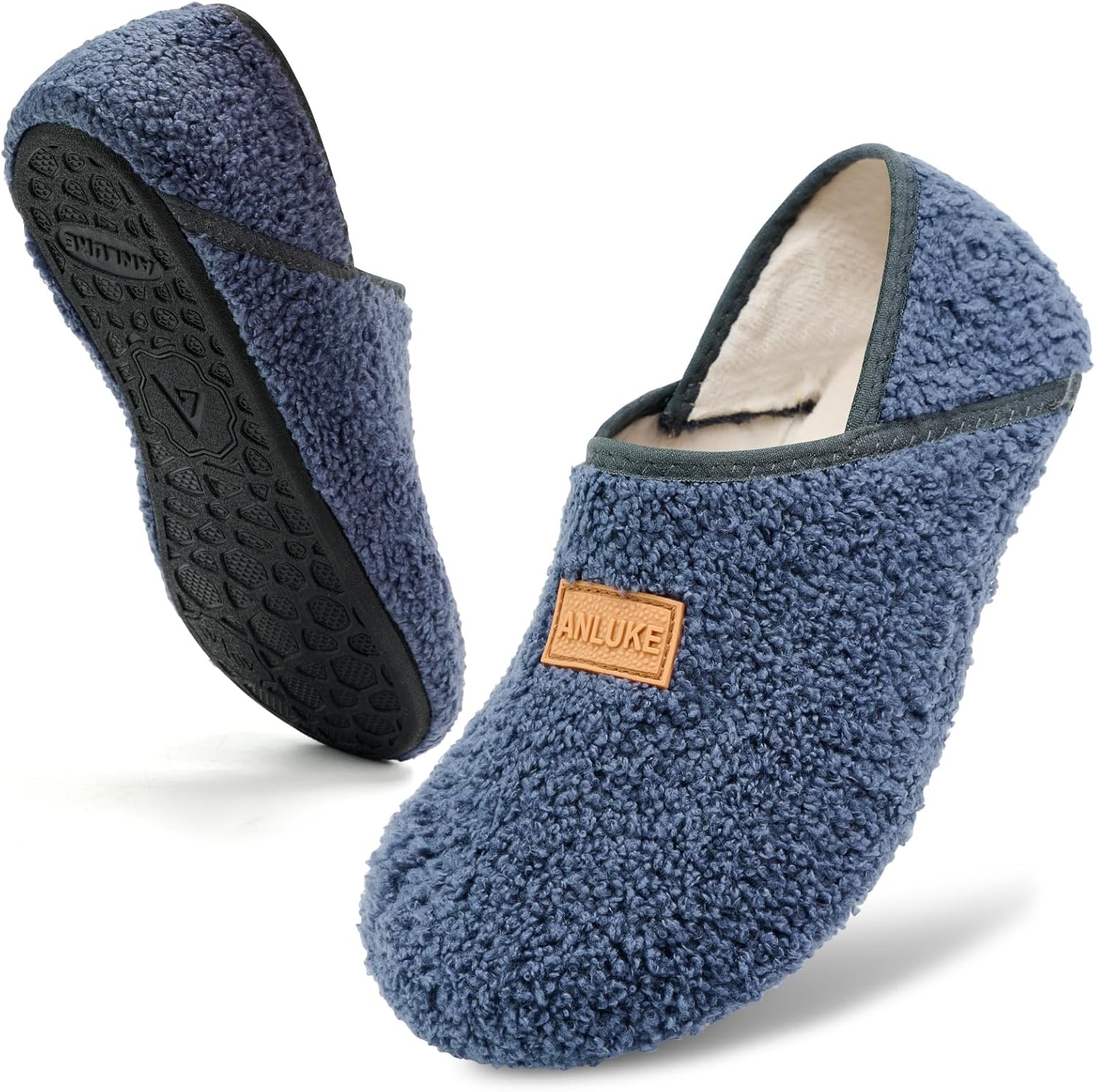 ANLUKE Slipper for Women Men Slipper Socks Fuzzy H...