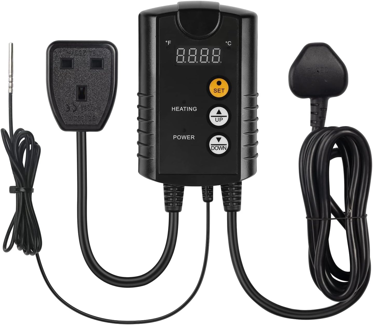 HBN Digital Thermostat Controller for Seed Germination, Reptiles and Brewing Bre...