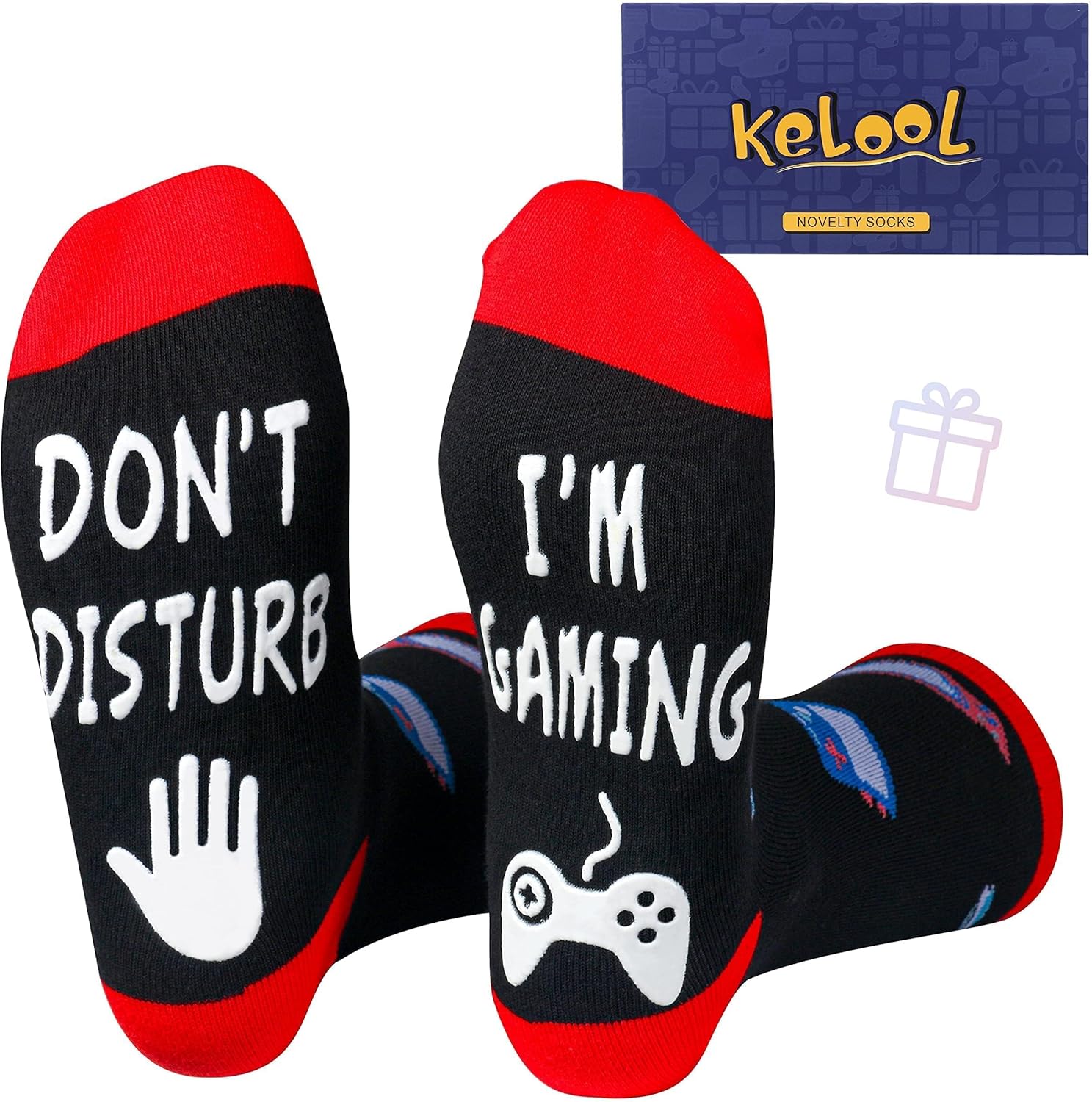 Do Not Disturb I'm Gaming Socks,Boy Valentines Day Gifts For Men Gifts For Fathe...
