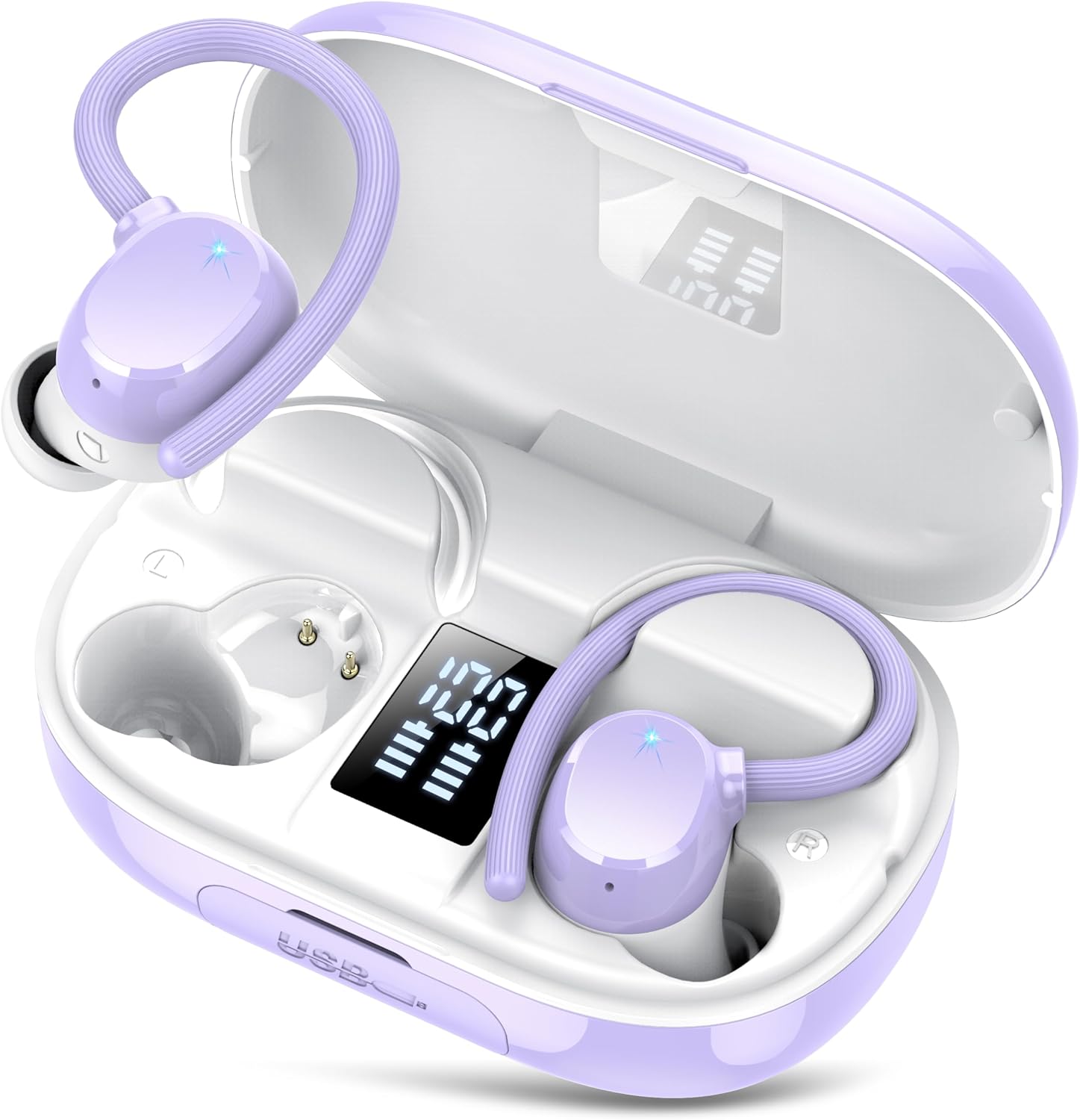 Wireless Earbuds, Bluetooth 5.3 Headphones in Ear with HiFi Stereo Deep Bass, 4...
