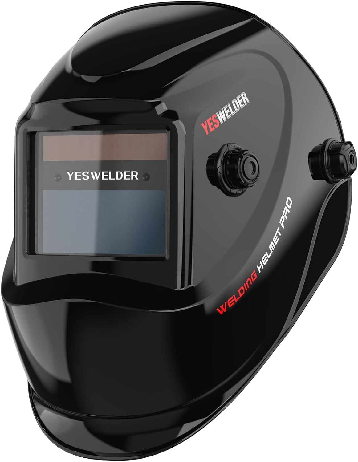 YESWELDER True Color Solar Powered Auto Darkening Welding Helmet, Wide Shade 4/9...