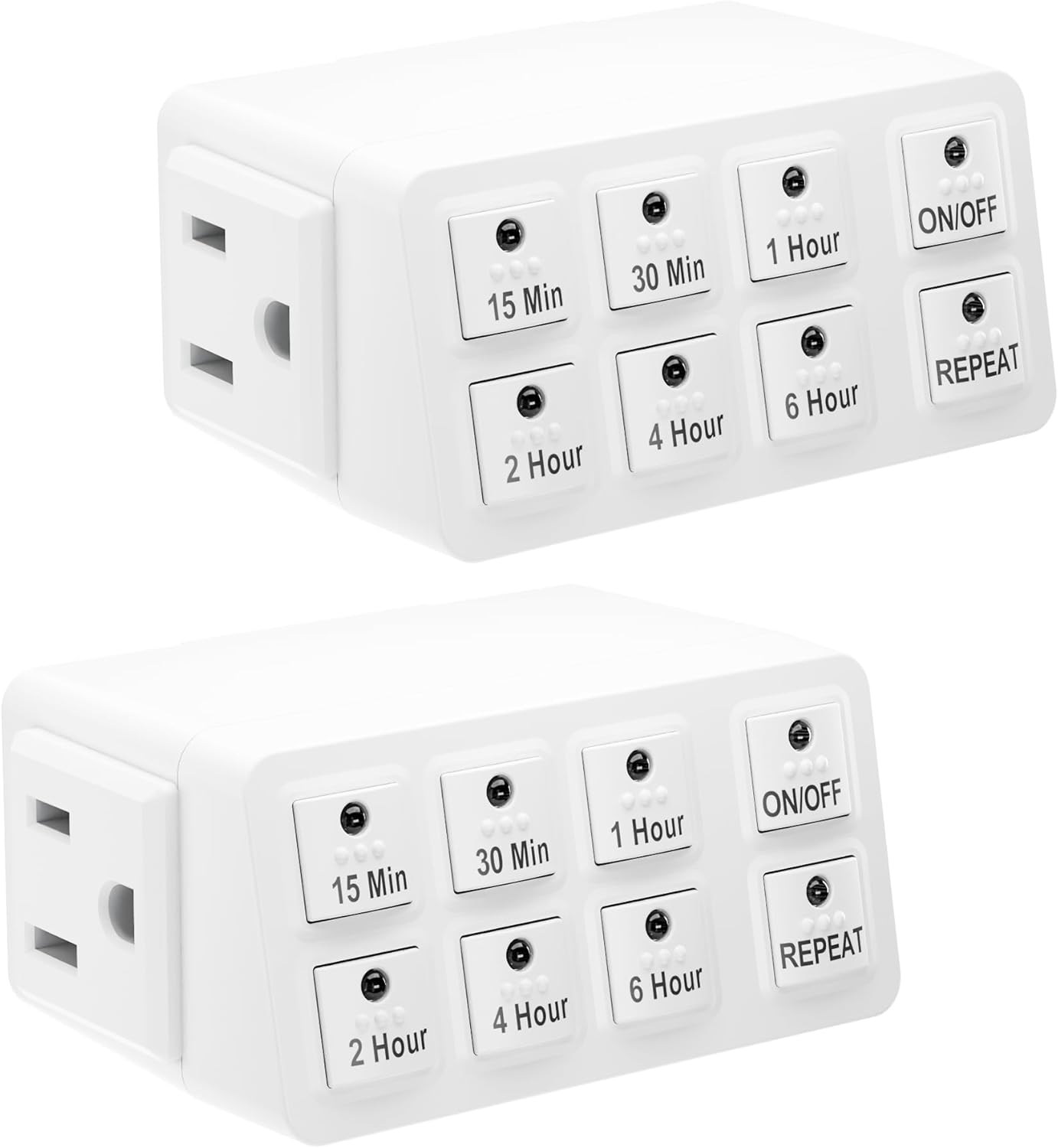 BN-LINK 2 Pack Indoor Countdown Timer with Repeat Function, Heavy Duty Accurate...