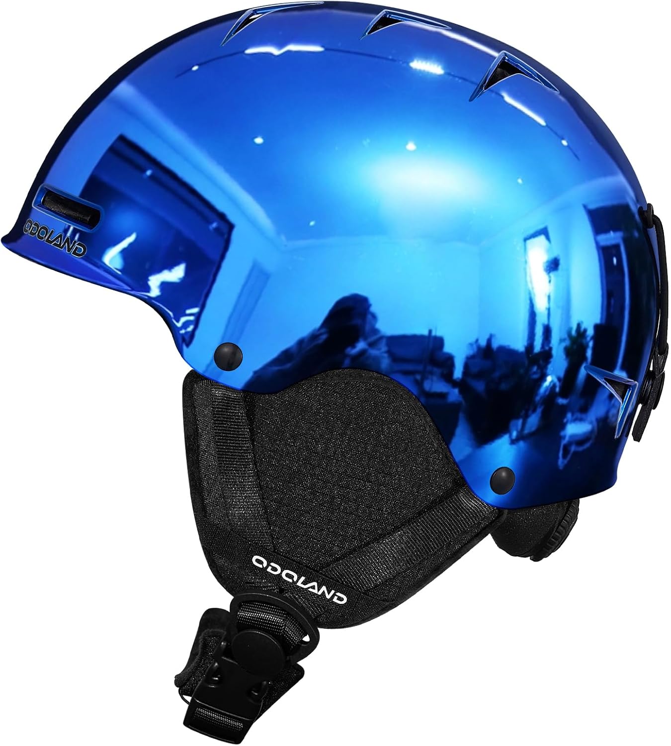 Odoland Ski Helmet, Shinning Snowboard Adult Helmet, 10 Cooling Vents, Dial Fit...