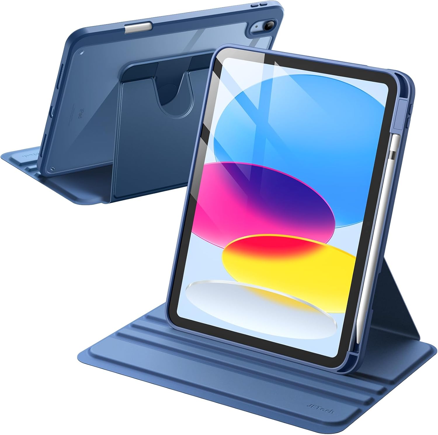 JETech Rotating Case for iPad 10 (10.9-Inch, 2022 Model, 10th Generation) with P...