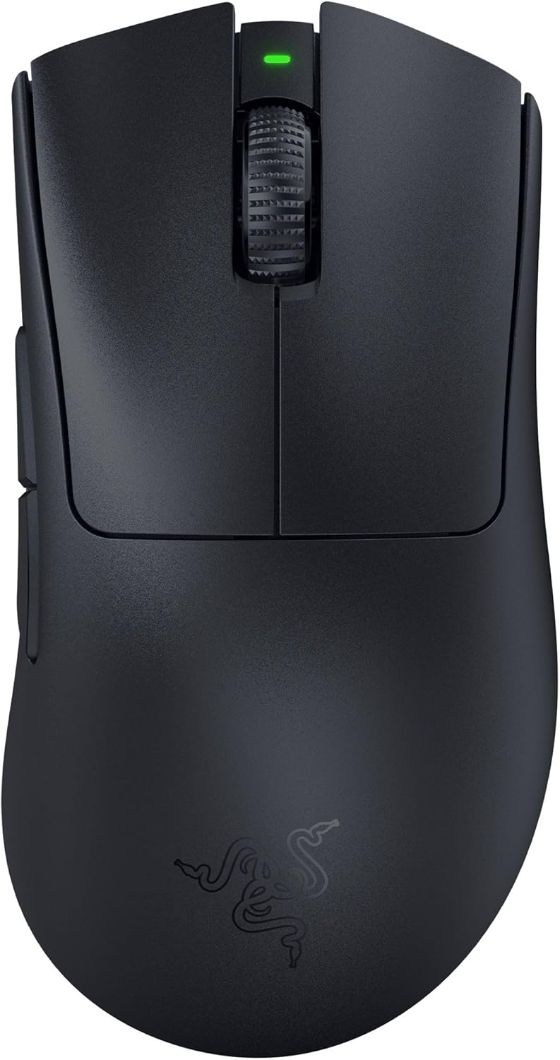 Razer DeathAdder V3 Pro - Lightweight Wireless Ergonomic Esports Mouse (63g Ligh...
