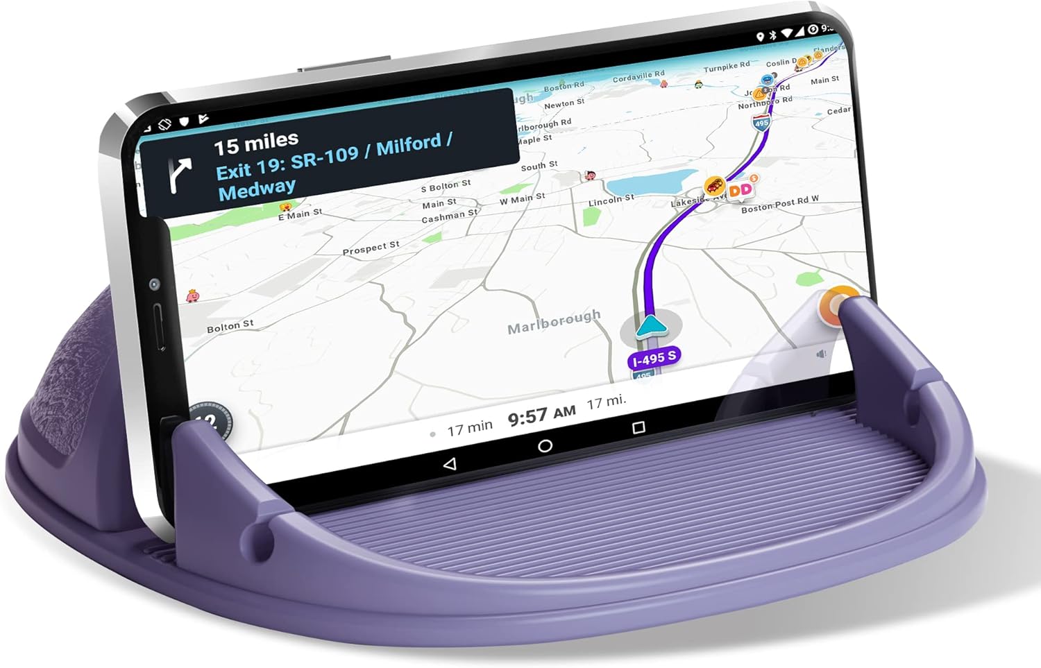 Cinati Car Phone Holder, Car Phone Mount Silicone Car Pad Mat for Various Dashbo...