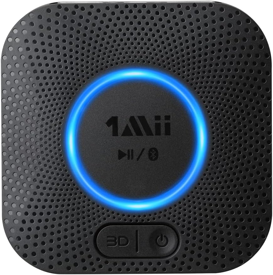 [Upgraded] 1Mii B06 Plus Bluetooth Receiver, HiFi Wireless Audio Adapter, Blueto...