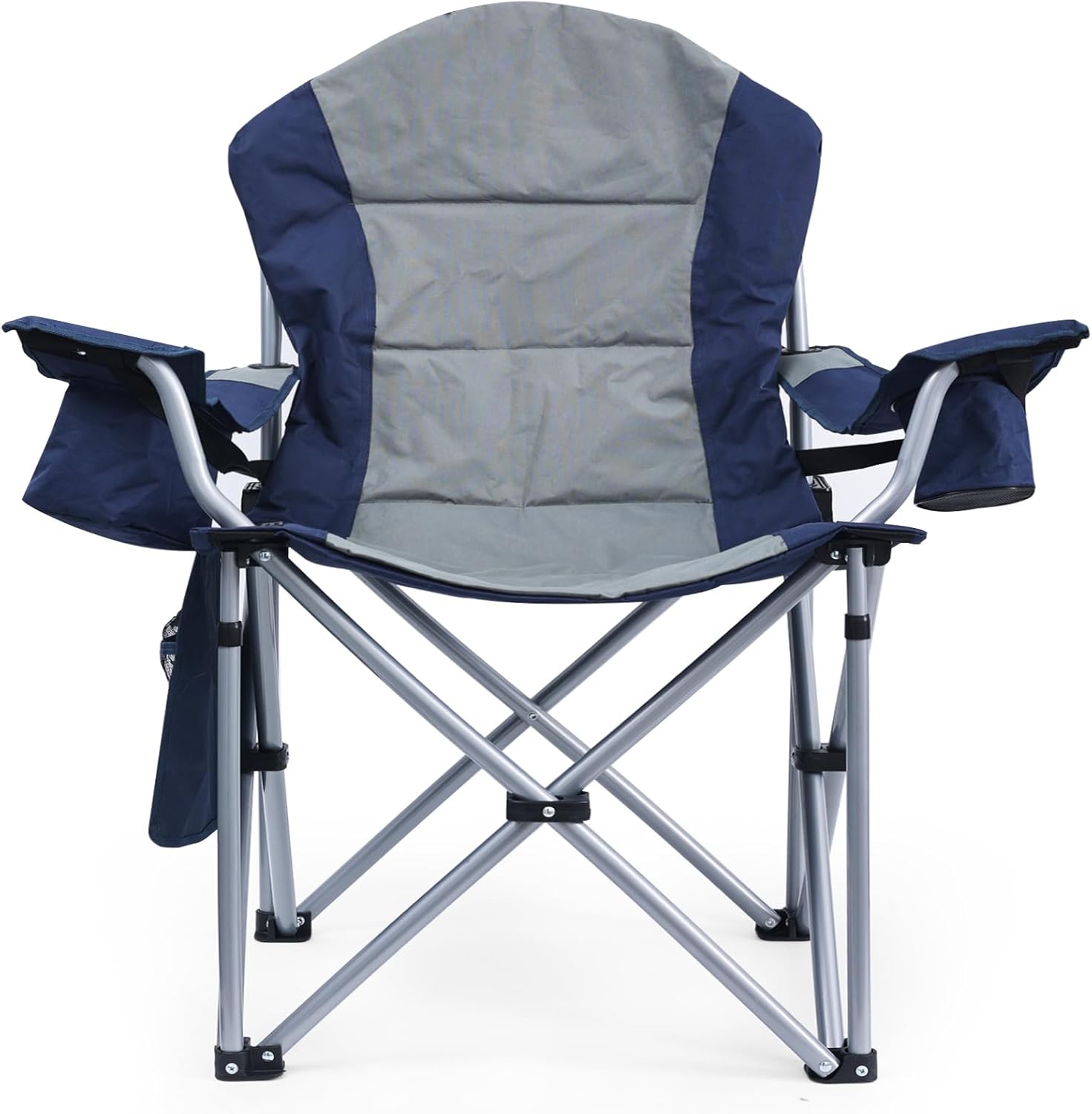 Oversized Camping Chairs for Adults with Lumbar Support, Padded Camping Chair wi...