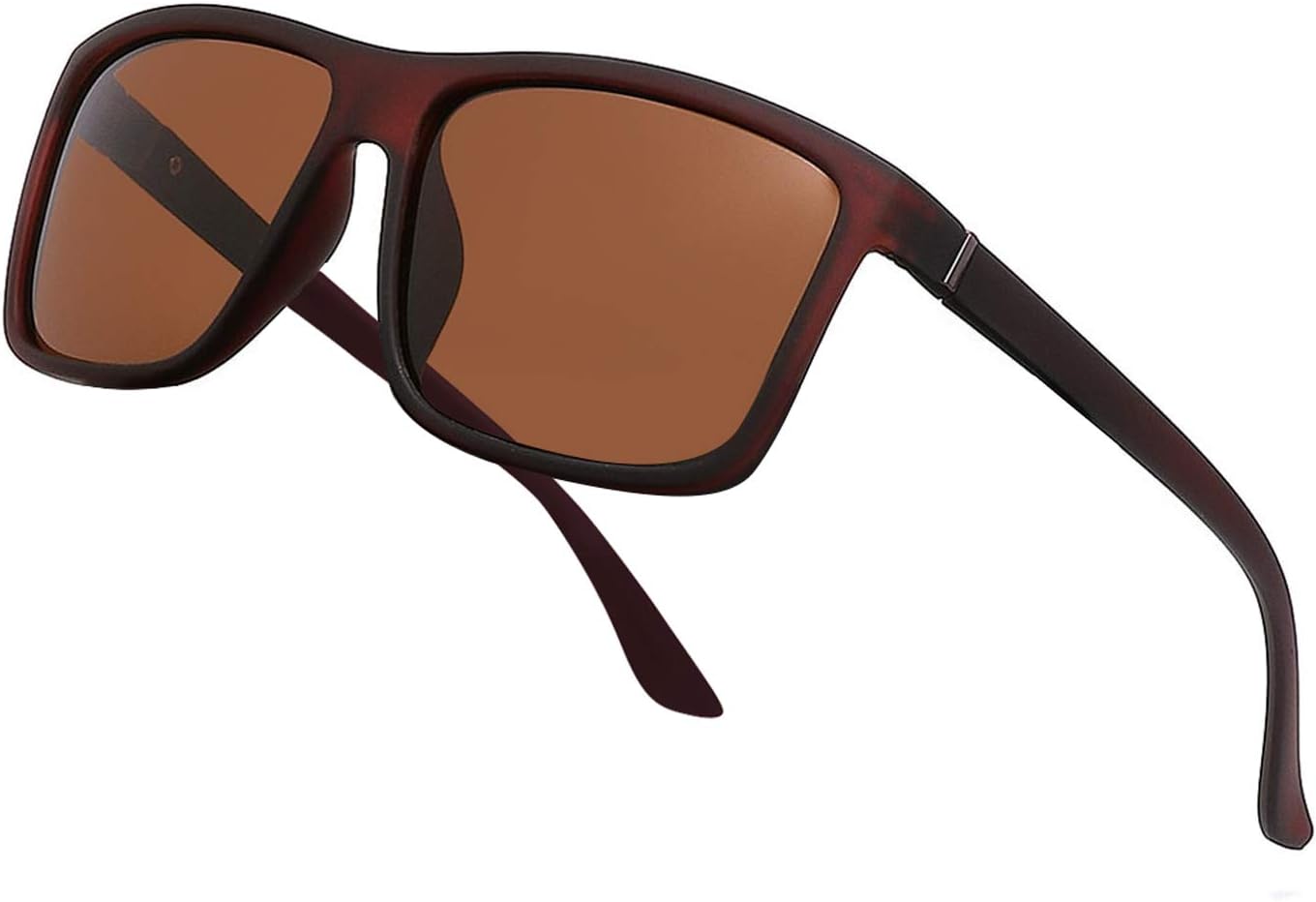 NIEEPA Men's Sports Polarized Sunglasses Square Frame Glasses NP1007 A30 Mattebr...