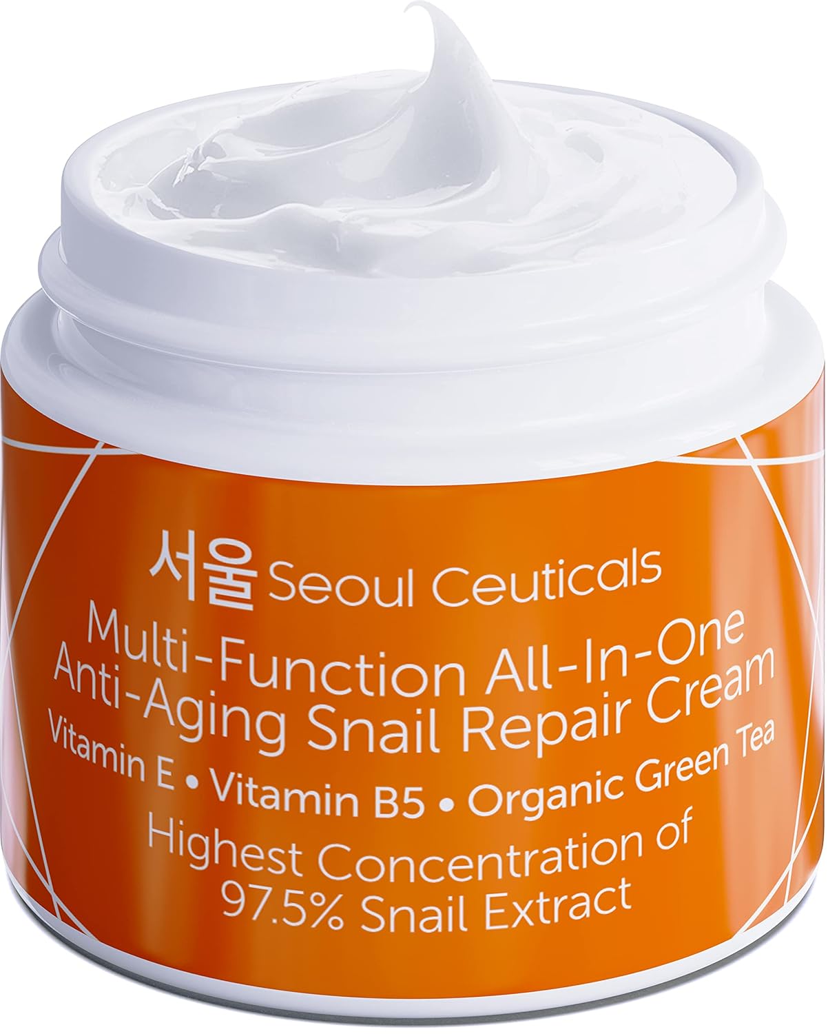 SeoulCeuticals Korean Skin Care 97.5% Snail Mucin Moisturizer Cream - K Beauty S...