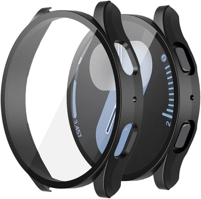 Misxi 2-Pack Hard PC Screen Protector Case for Samsung Galaxy Watch 7 44mm, Anti...