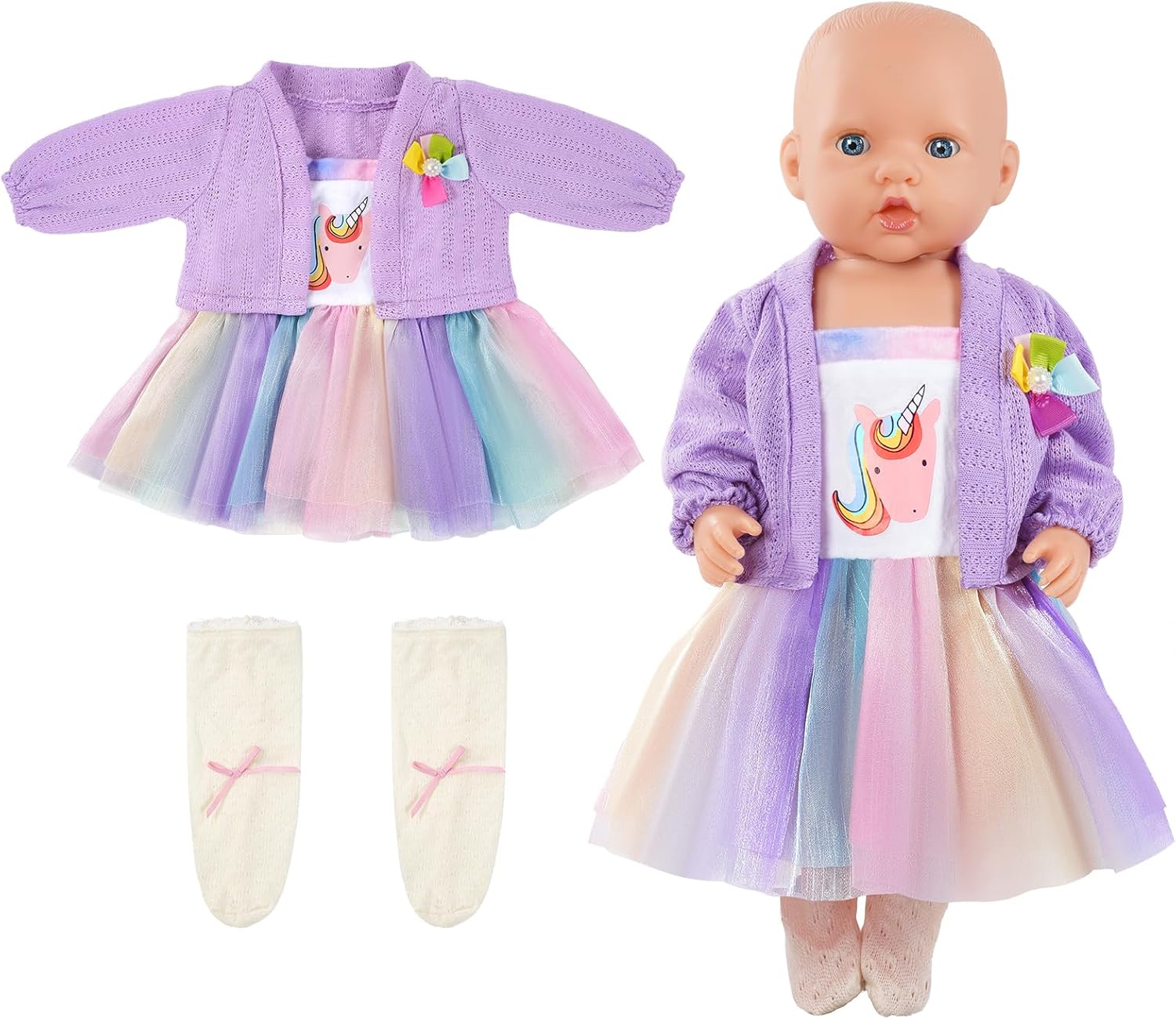 Aolso Baby Doll Clothes for 14-18 Inch Inch Doll 35-45 cm Baby Doll, New Doll Cl...