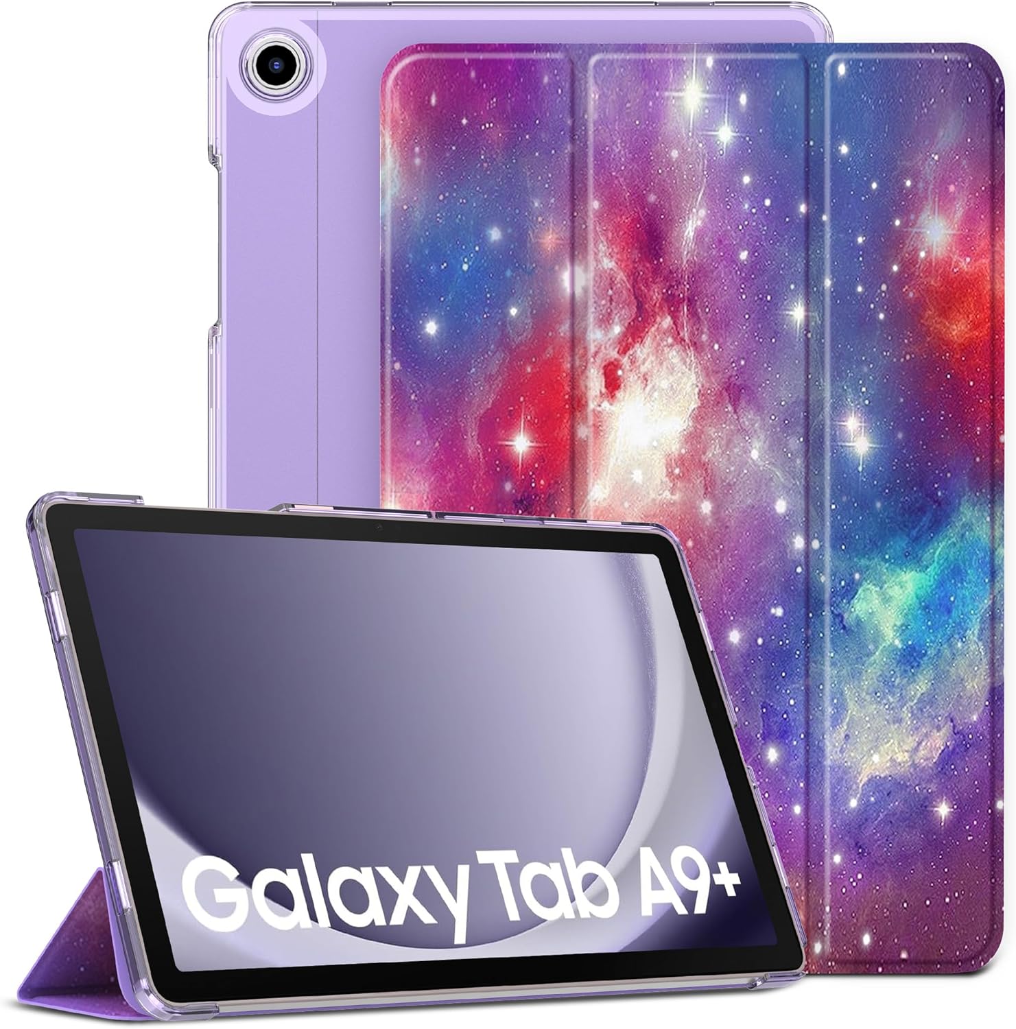 CACOE Case for Samsung Galaxy Tab A9+ Plus Tablet 11 Inch 2023, Ultra Slim Foldi...
