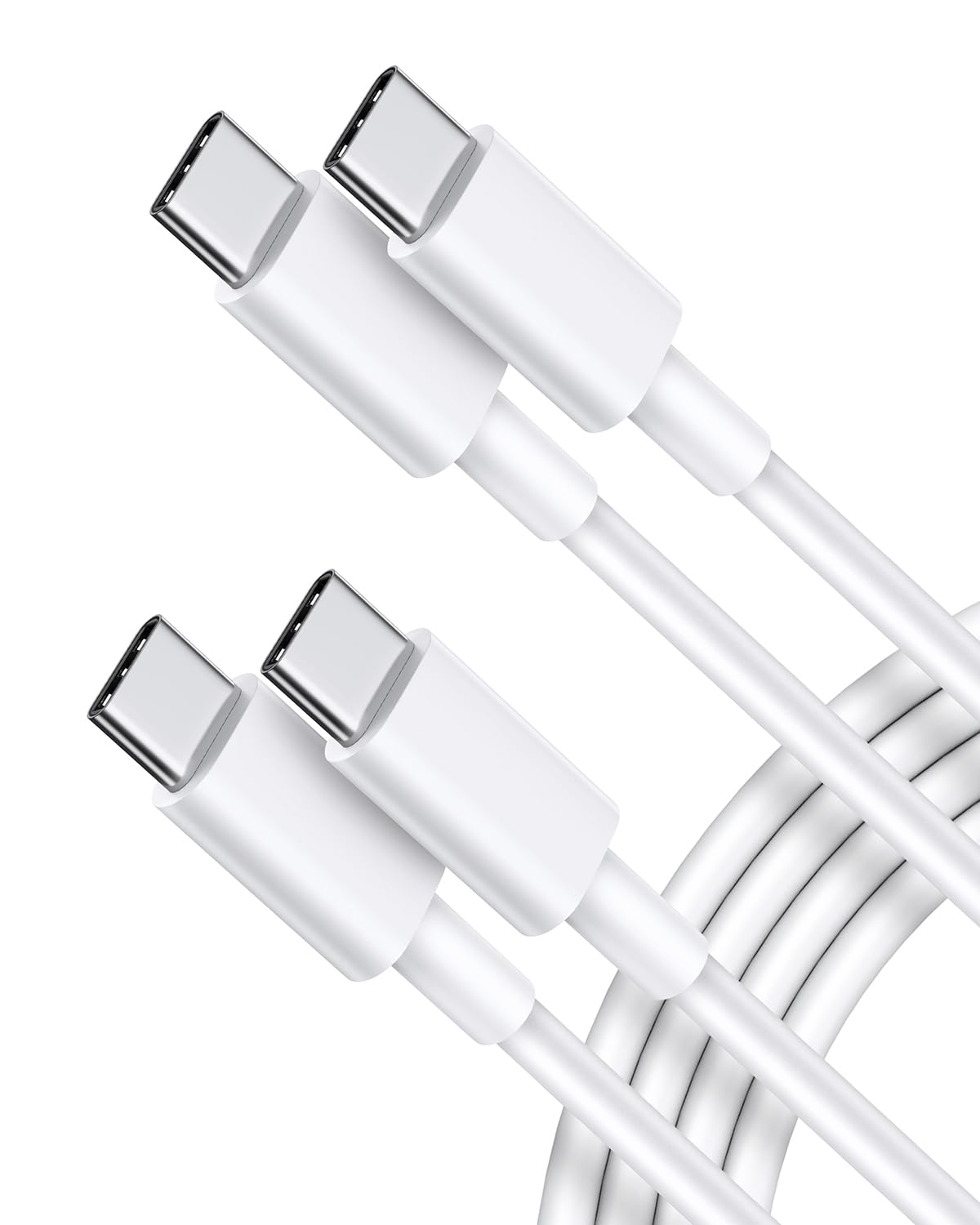 CLEEFUN iPhone 16 Charger Cable [1m, 2-Pack], 60W USB C to USB C Charge Cable, U...