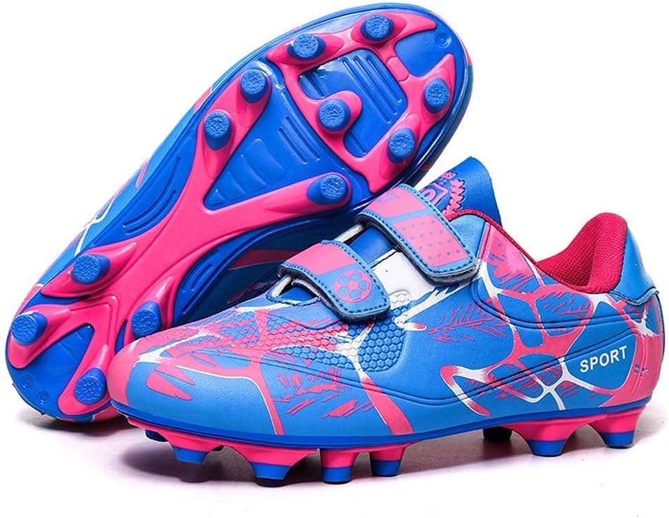 Boys Football Boots Shoes Kids Girls FG/AG Soccer Athletics Sport Shoes Training...