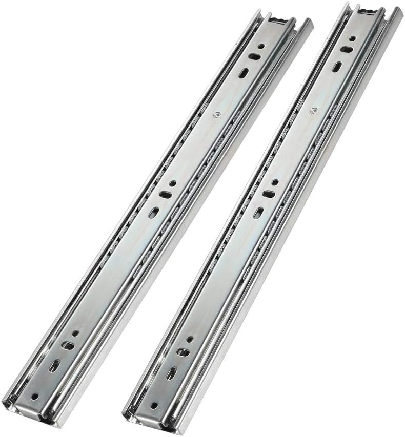 SHUHANG 5 Pairs Full Extension Drawer Slides 10 12 14 16 18 20 22 24 Inch 100lb...