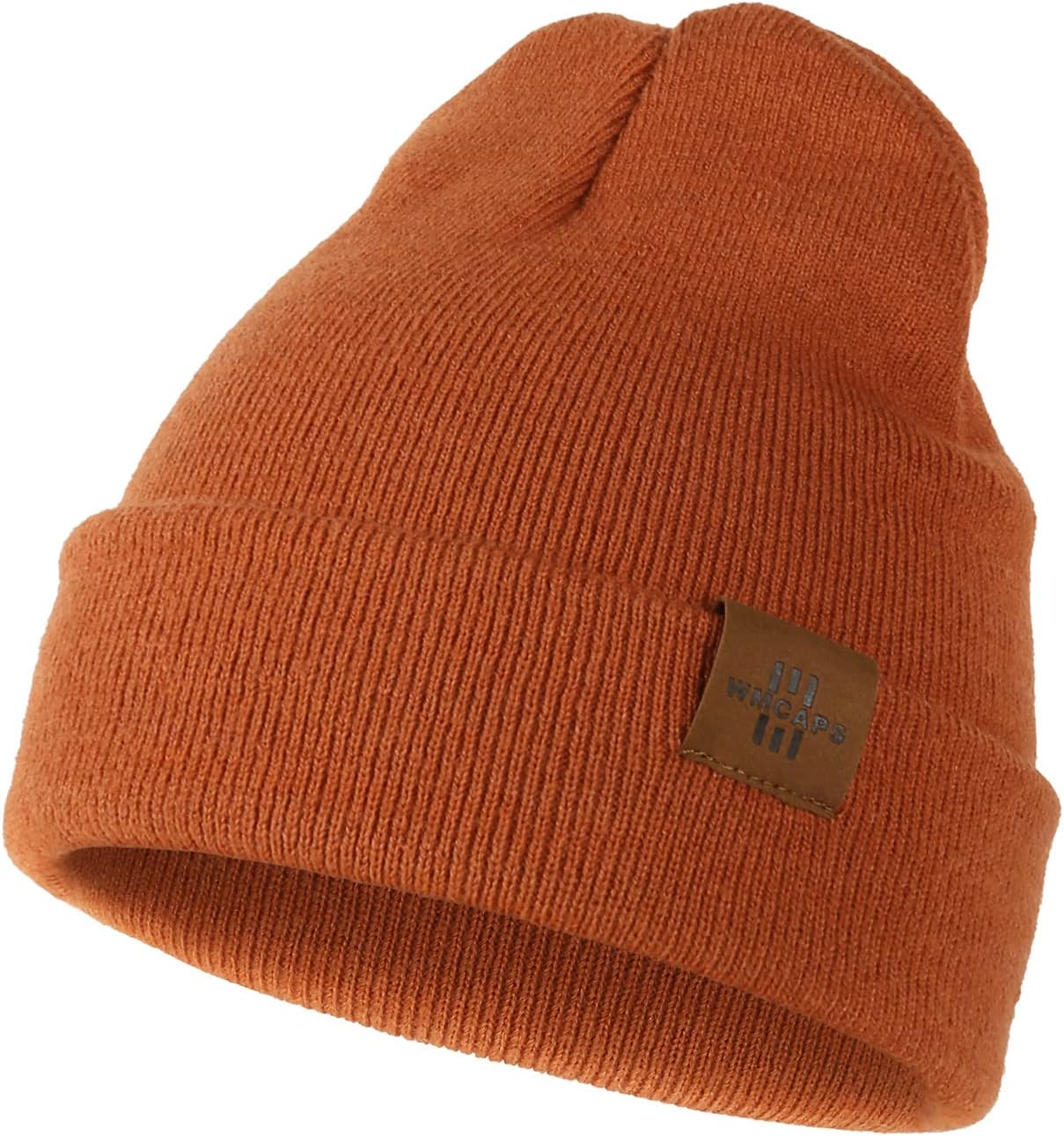 Beanie for Kid, Stretchy Childrens Thermal Insulated Wolly Hat with Turn Up for...
