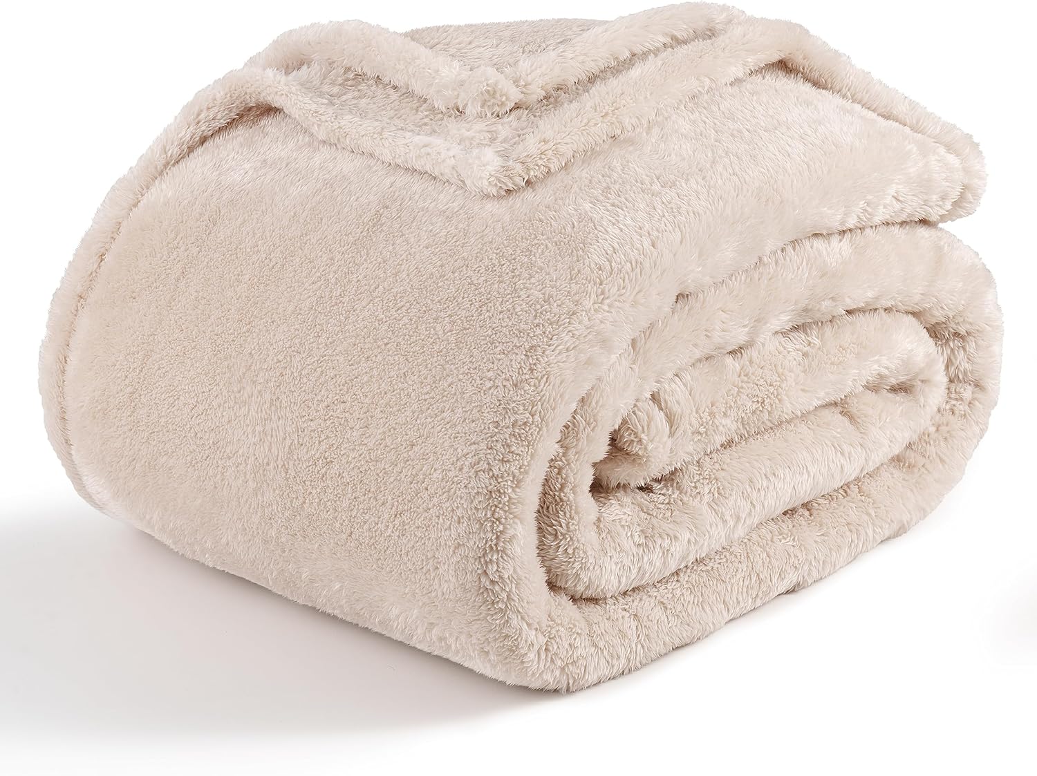 Berkshire Blanket Classic Extra-Fluffy™ Plush Blanket, King Size Bed Blanket, So...