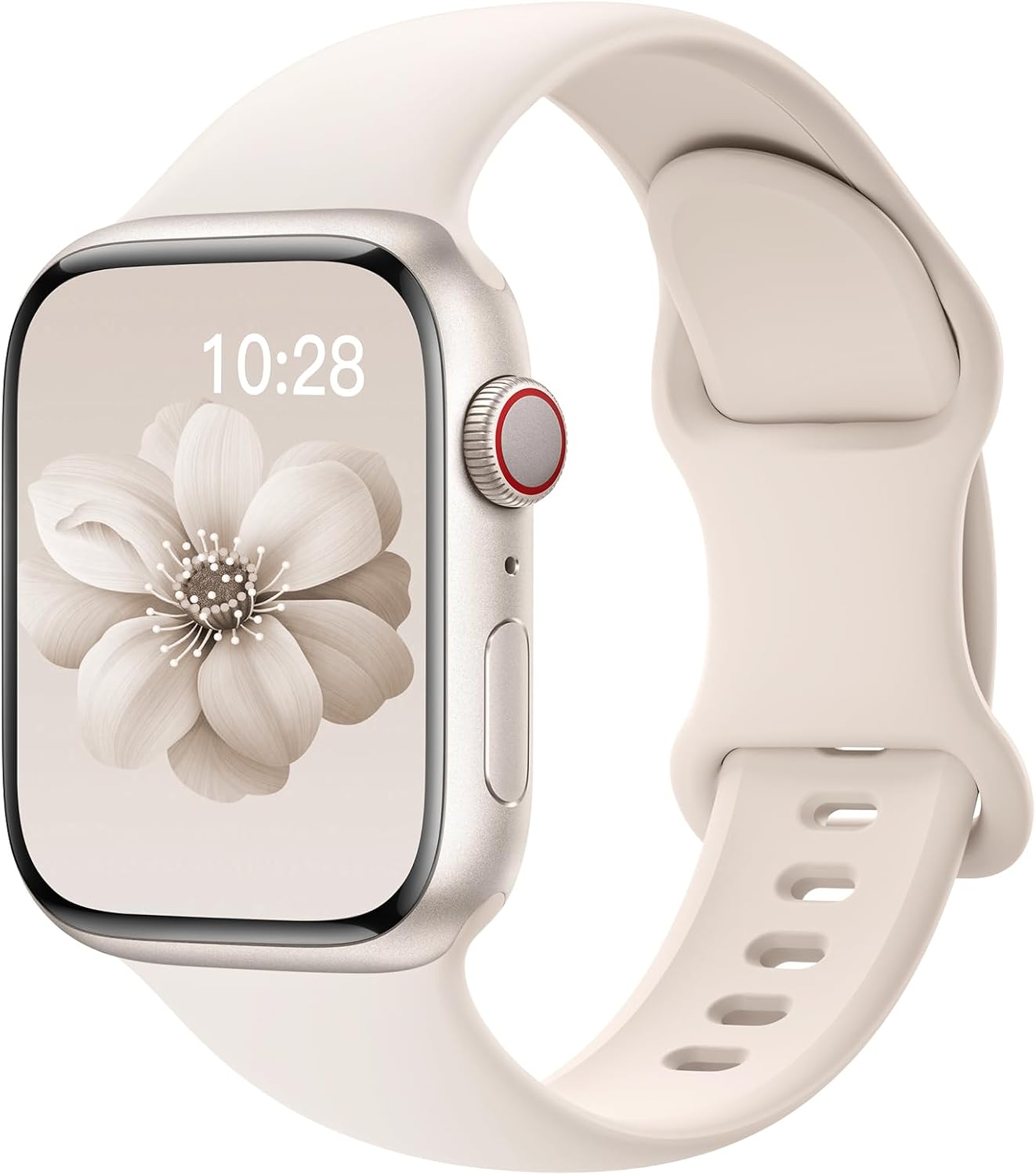 Sport Silicone Band Compatible with Apple Watch Bands 40mm 38mm 41mm 44mm 45mm 4...