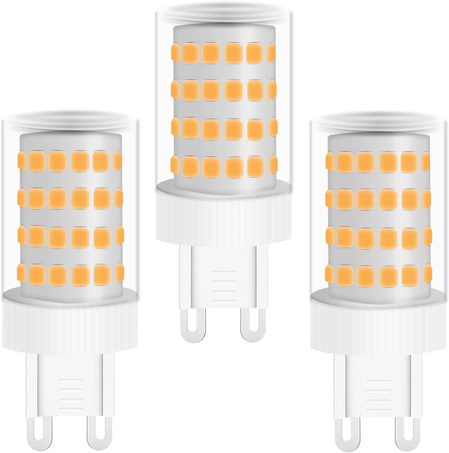 YUANHENLIZ 8W G9 LED Light Bulbs, LED Small Corn Bulb Warm White, 360° Beam Angl...