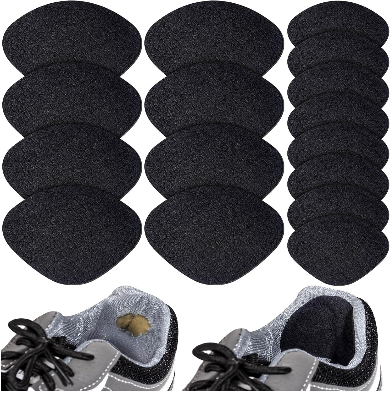 FFWHKON Shoe Hole Repair Patch, Self-Adhesive Sneaker Heel Repair Patch 16