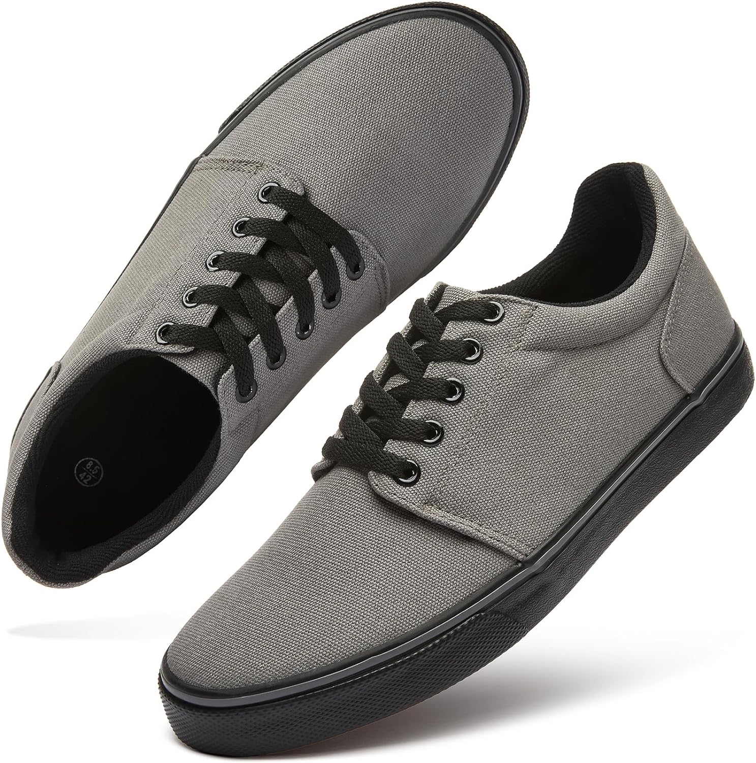hash bubbie Mens Canvas Shoes Classic Men's Canvas Sneakers Low Top Tennis Shoes...