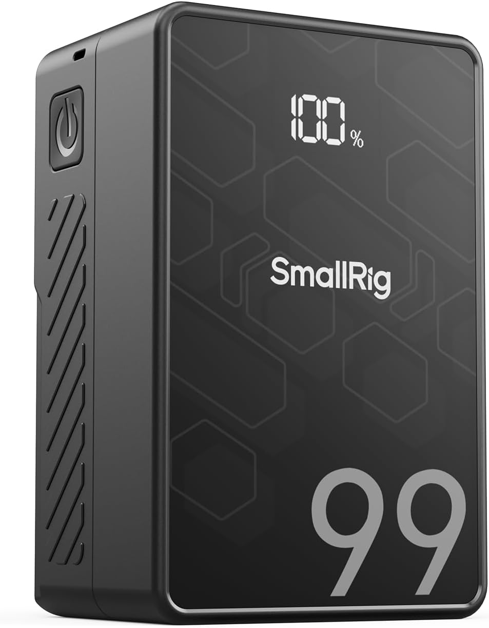 SMALLRIG V Mount Battery VB99 SE, 99Wh / 6800mAh V Lock Battery with 65W Output,...