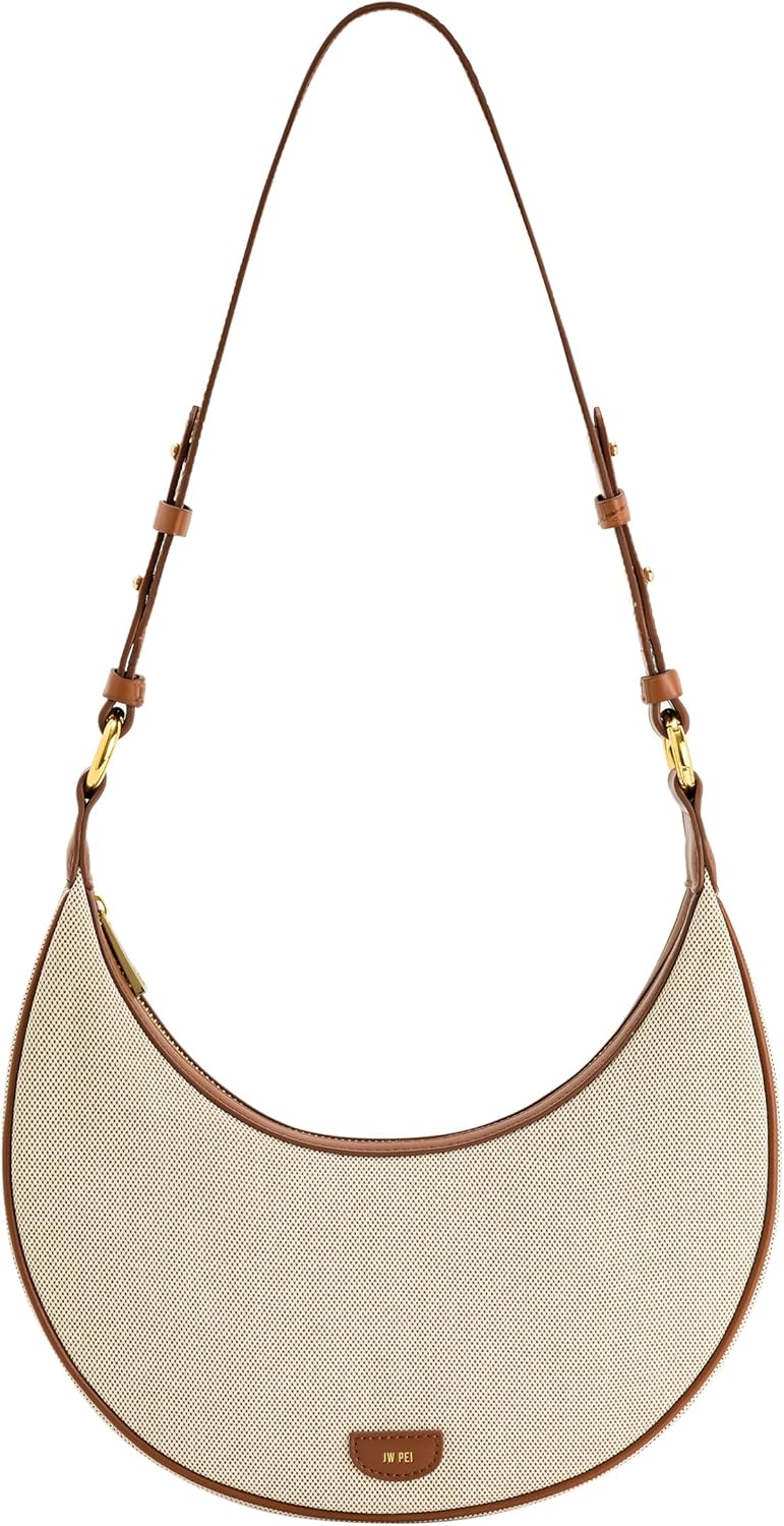 JW PEI Women's Carly Saddle Bag Medium Beige