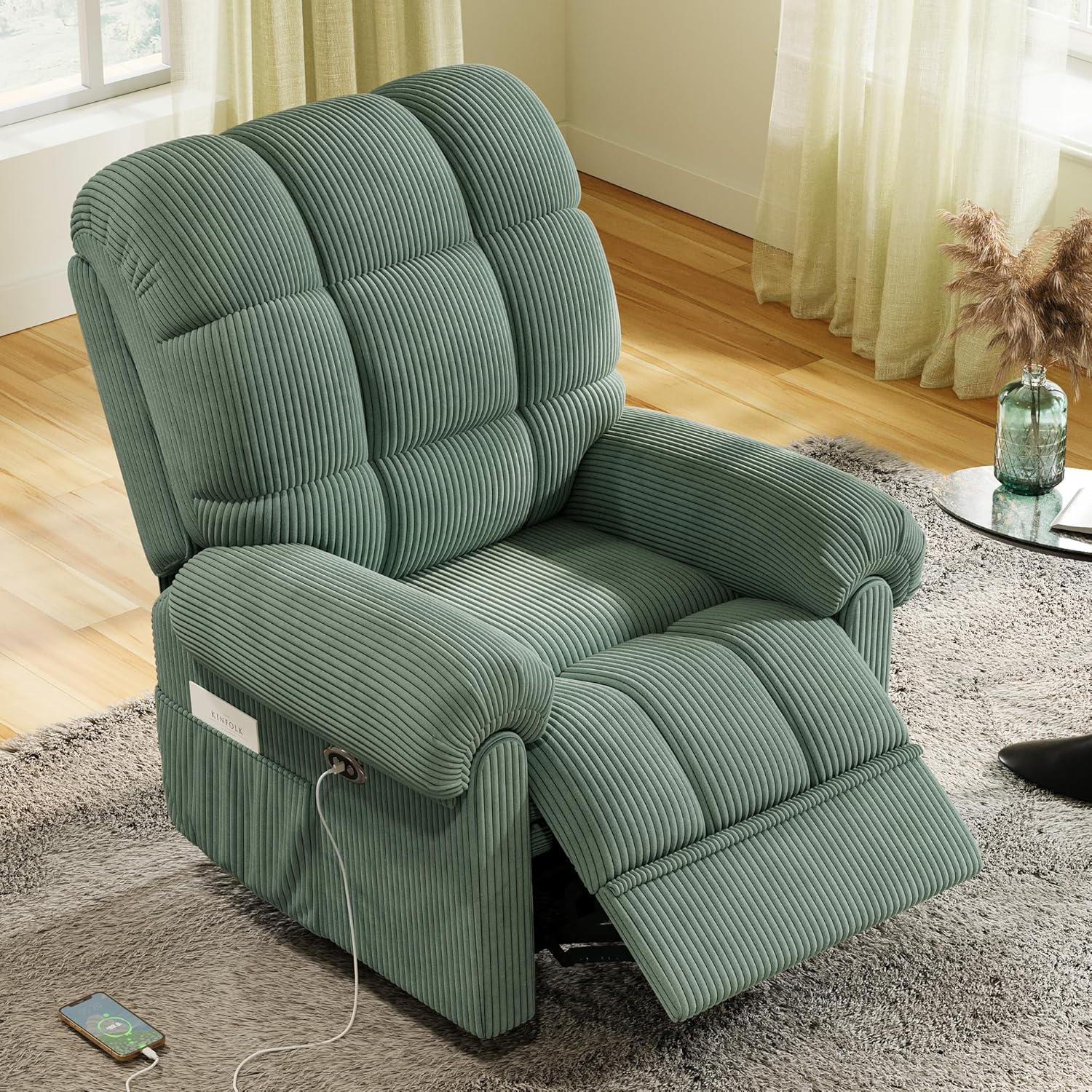Upgraded Power Recliner Chair for Adults, Adjustable Electric Chair Power Reclin...