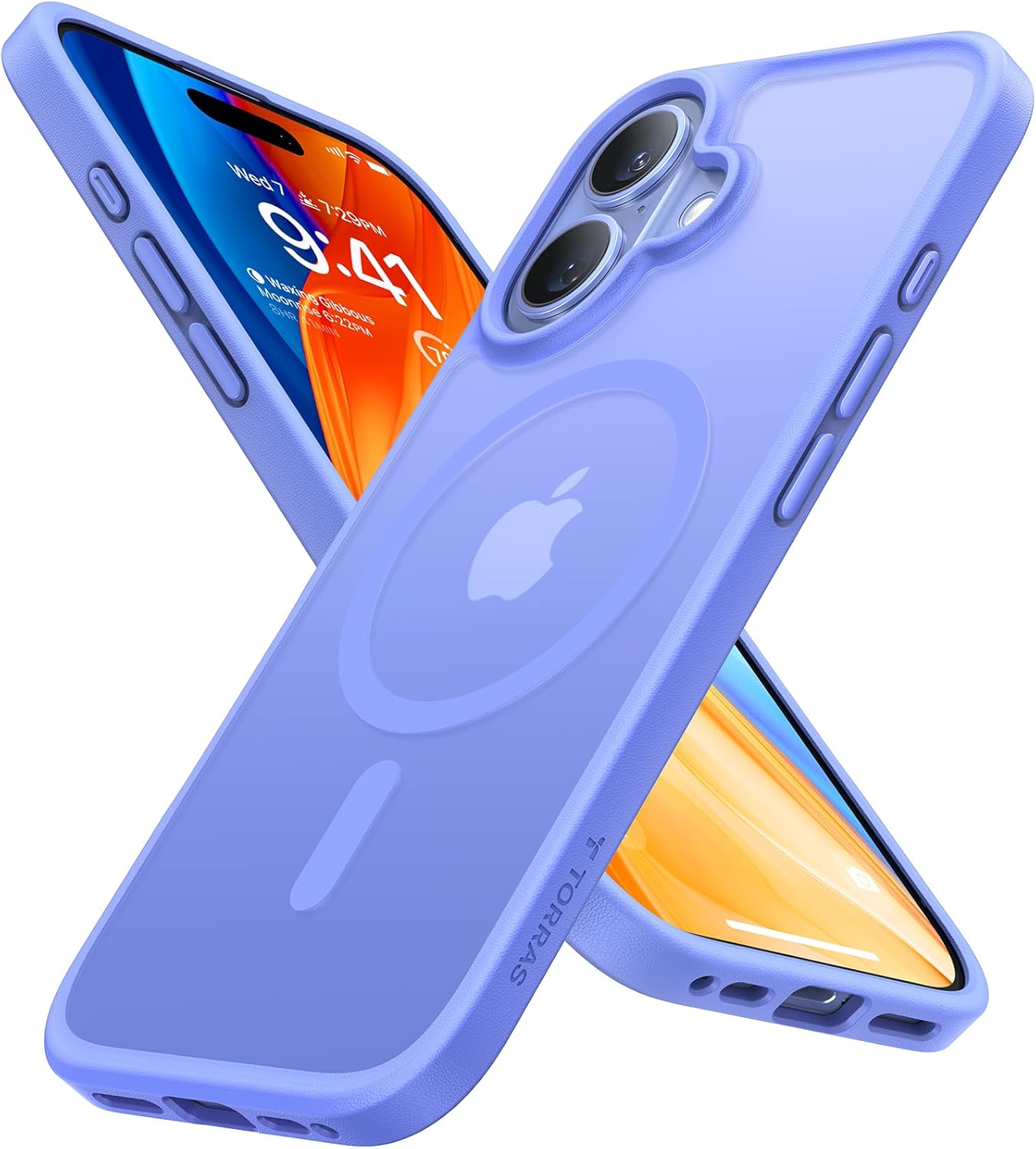 TORRAS Magnetic Shockproof Compatible with iPhone 16 Case, Fit for MagSafe, 4X M...