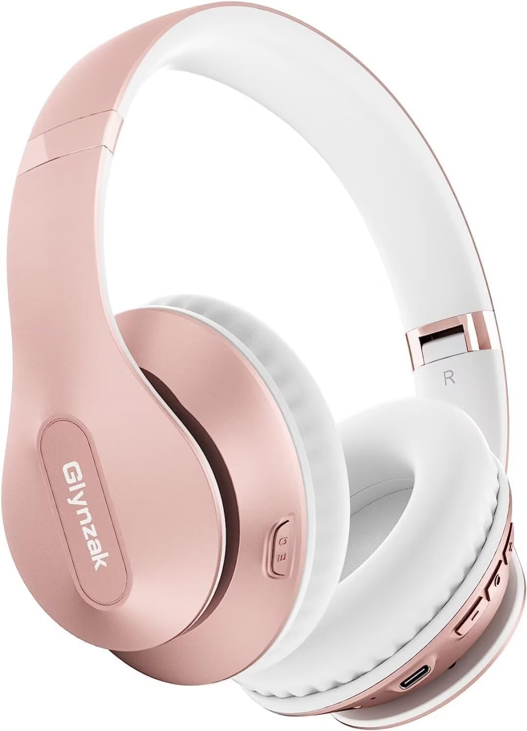 Wireless Bluetooth Headphones Over Ear 65H Playtime HiFi Stereo Headset with Mic...