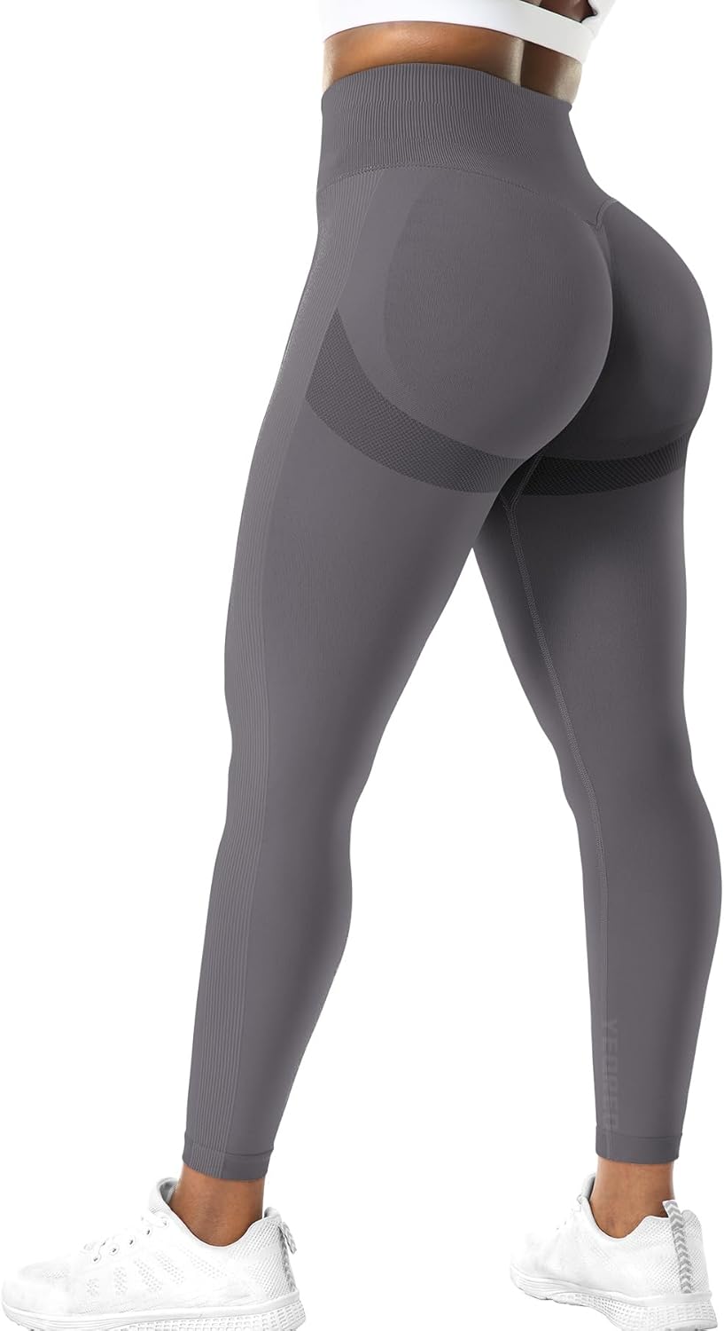 YEOREO Scrunch Butt Lift Leggings for Women Workout Yoga Pants Ruched Booty High...