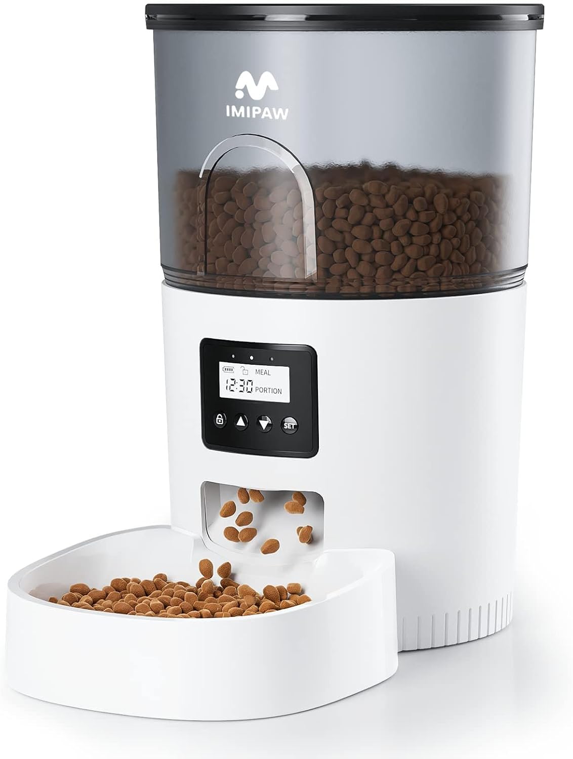 Automatic Cat Feeders, 3L Timed Cat Dry Food Dispe...